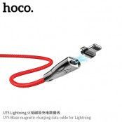 HOCO Blaze Magtill iPhone Lightning Kabel U75 - Röd