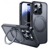 Hoco iPhone 15 Pro Max Mobilskal Magsafe Ringhållare - Svart