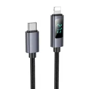 Hoco USB-C till Lightning Kabel PD 27W X112 1m Svart
