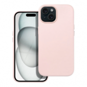 iPhone 15 Mobilskal Magsafe Läder - Rosa
