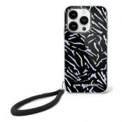 Karl Lagerfeld iPhone 16 Plus Mobilskal Zebra Med Sladd - Lila