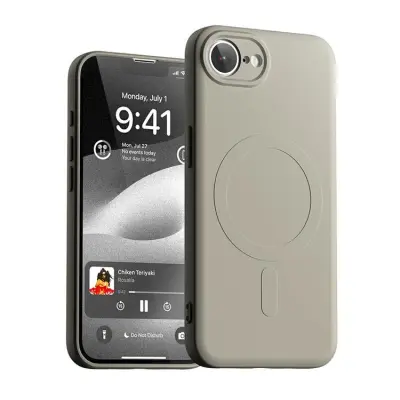 Mercury Mobilskal till iPhone 16e MagSafe Semi-Silikon - Sten