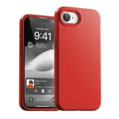 Mercury iPhone 16e Mobilskal Silikon - Röd