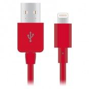 Naztech Apple Certified Lightning 8-Pin Charge and Sync Cable - (Röd)