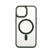 Onsala iPhone 15 Mobilskal MagSafe Bumper - Clear/Grön