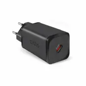 SBS Snabbladdare 65W GaN Power Delivery - Svart
