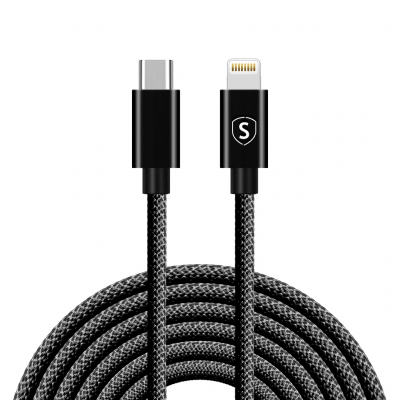 SiGN USB-C till USB-C kabel 100W 1m - Svart