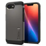Spigen iPhone 16e Mobilskal Magsafe Tough Armor - Gunmetal
