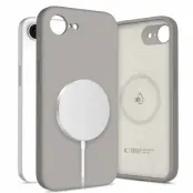Tech-Protect iPhone 16e Mobilskal Magsafe Liquid Silikon - Grå