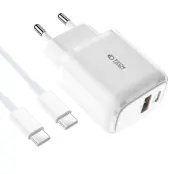 Tech-Protect Väggladdare 20W Type-C Kabel - Vit