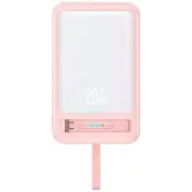 USAMS Magnetisk Trådlös Powerbank 10000mAh CD219 XM- Rosa