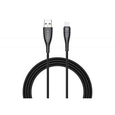 Veger USB-A till Lightning kabel 1.2m - Svart