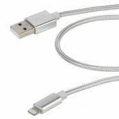 Vivanco Longlife Apple Lightning kabel MFI 1.5m - Silver