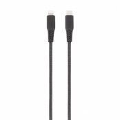 Vivanco Longlife USB-C/Lightning kabel MFI 1.5m - Svart