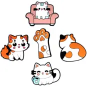 [5-Pack] 3D Sticker Set - Katt