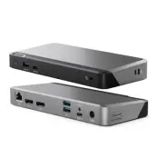 ALOGIC PRIME DX2 Dock - Universell Dockningsstation Med Dubbla 4K Och 65W PD
