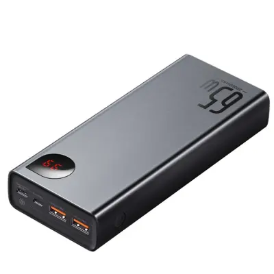 Baseus Powerbank 20000mAh 65W Adaman QC 4.0 - Svart