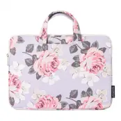 CANVASARTISAN Datorfodral 15"Floral - Grå