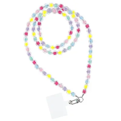 Colorful Halsbandsrem för mobiler längd 120 cm - Flerfärgad
