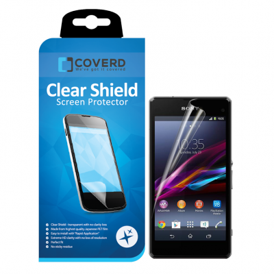 CoveredGear Clear Shield skärmskydd till Sony Xperia Z1 Compact (2PACK)