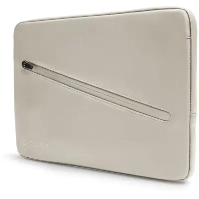 Decoded Frame Sleeve with Zipper (Macbook Pro 13/14) - Beige