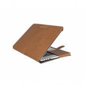 Decoded Leather Slim Cover (Macbook Pro 13") - Brun