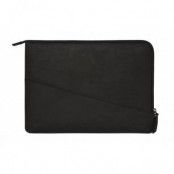 Decoded Waxed Slim Leather Sleeve (Macbook Pro 13") - Brun