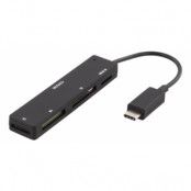 Deltaco USB 3.1 Gen 1-hubb - Vit