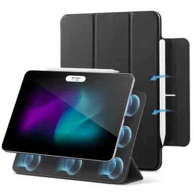 ESR iPad Pro 13 (2024) Fodral Rebound Magnetic - Svart