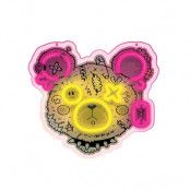 Forever Light Neon ART LED PUNK TEDDY BEAR FLA01 - Rosa/Gul