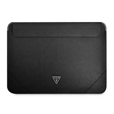 Guess Datorfodral 13/14''Saffiano Triangle Logo - Svart