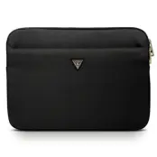 Guess Datorfodral 13"Nylon Triangle Logo - Svart