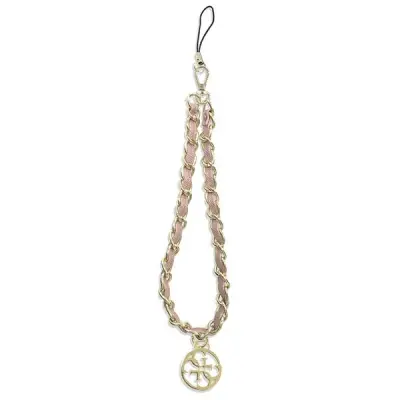 Guess Mobilrem Chain Metal 4G Charm - Rosa