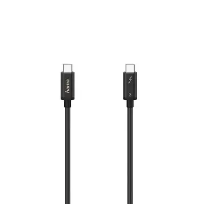 Hama USB-C till USB-A kabel Thunderbolt-3 40 Gbit/s 0.5m