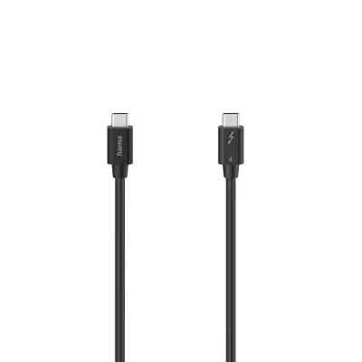 Hama USB-C till USB-A kabel Thunderbolt-4 40 Gbit/s 0.8m