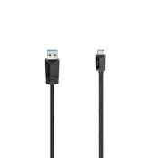 Hama USB-C till USB-A kabel USB 3.2 5 Gbit/s 0.75m - Svart