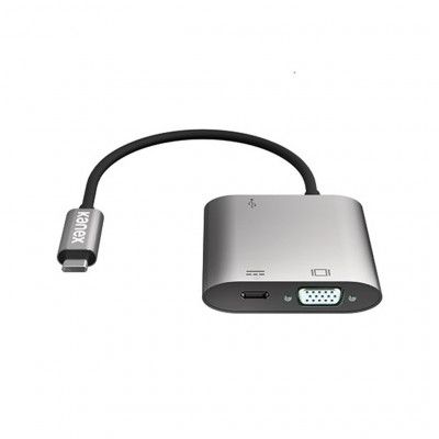 Kanex USB-C VGA-adapter med USB-C strömförsörjning