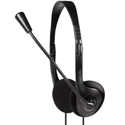 LogiLink PC-Headset Stereo Mikrofon 1x3.5mm - Kontakt