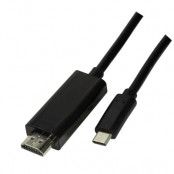 LogiLink USB-C till HDMI kabel 2.0 4K 1 8 m
