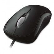 Microsoft Ready Mouse, 2 knappar+scroll, USB, svart