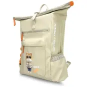 Nimmy Dator Ryggsäck 14"Cool&Cute 2.0 Cat - Khaki