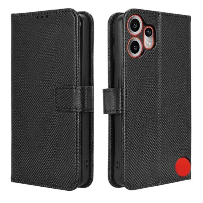 Nothing CMF Phone 2 Pro Plånboksfodral Diamond Läder - Svart