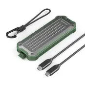Orico Diskfack M.2 NVMe/SATA SSD USB-C 3.2 - Grön