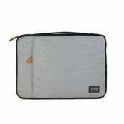PKG Stuff Sleeve med ficka för MacBook Pro 13-tums Ljusgrå