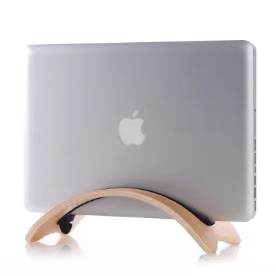 Samdi Vertical Laptop Stand (Macbook Pro 13/15 m. USB-C) - Svart