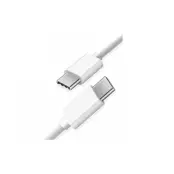 SiGN Snabb USB-C till USB-C kabel 60W 3A 1m PD - Vit