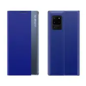 Galaxy A73 Fodral New Sleep Flip - Blå