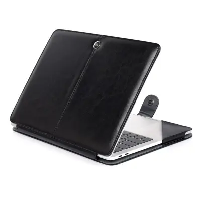 Trolsk Leather Case (Macbook Pro 14) - Svart