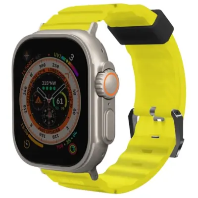 Skinarma Apple Watch (42/44/45mm) Armband Shokku - Gul