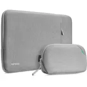 Tomtoc Versatile A13 Recycled Sleeve with Pouch (Macbook Pro 15/16") - Svart